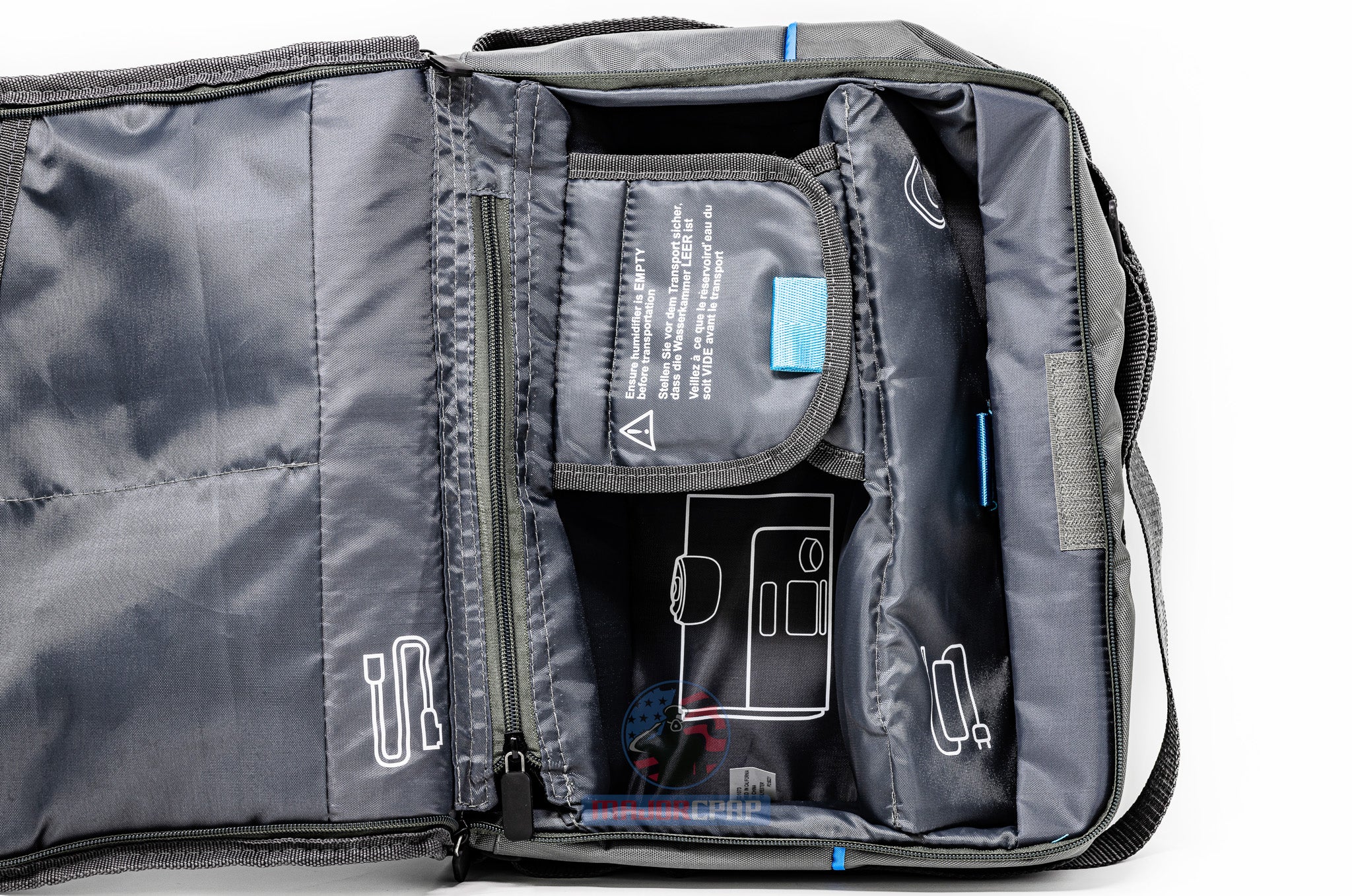 ResMed AirSense 10 and AirCurve 10 CPAP Machine Deluxe Travel Bag