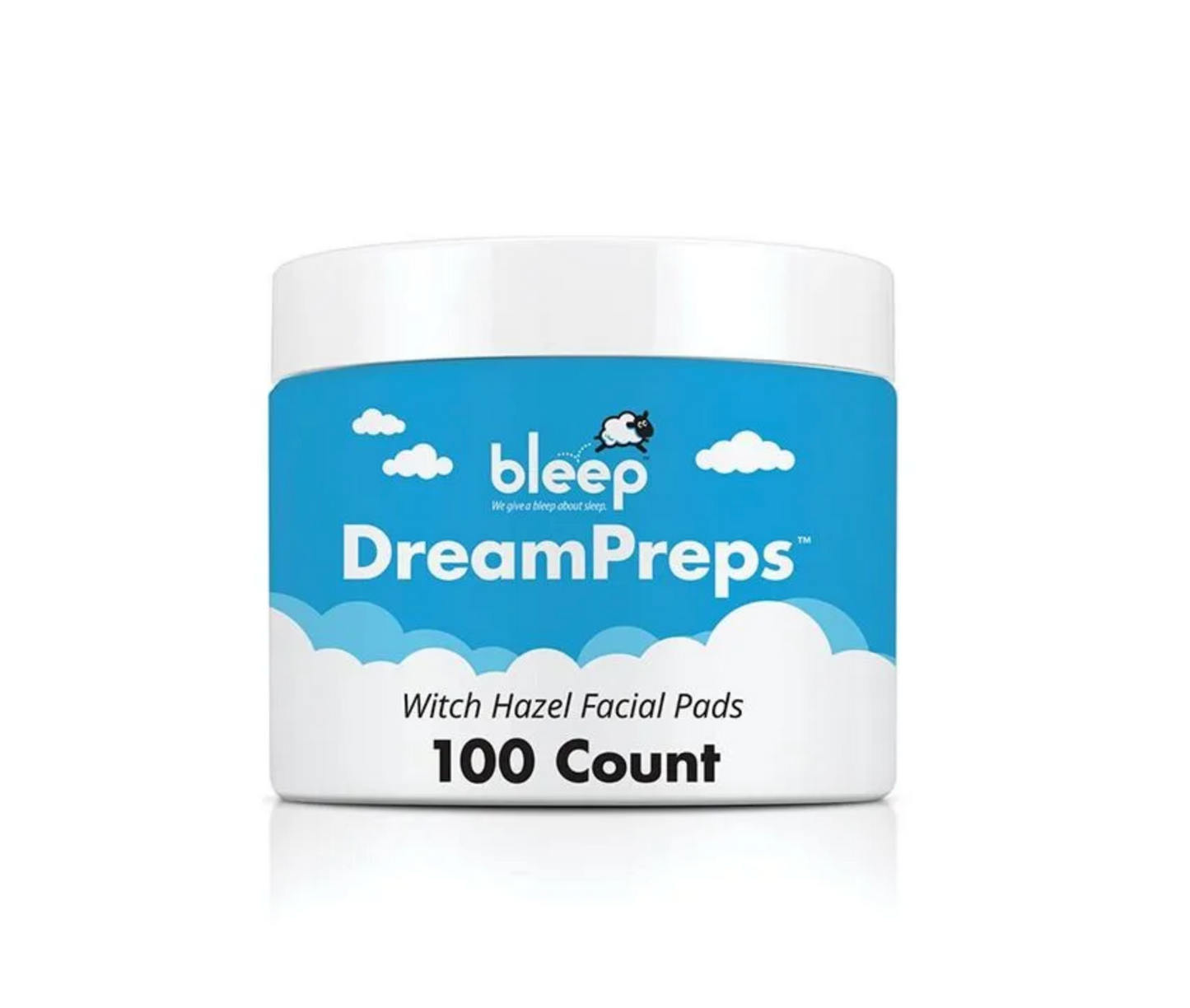 Bleep DreamPreps Witch Hazel Facial Pads - 100 Count