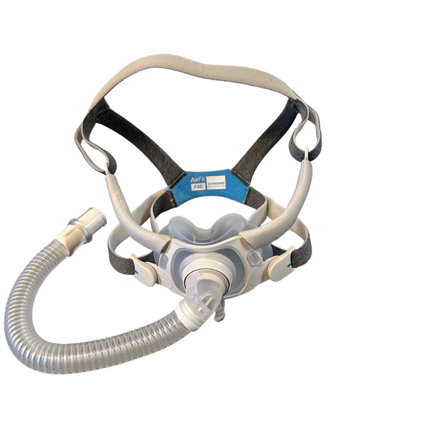 ResMed AirFit F40 Full Face CPAP Mask with Headgear – MajorCPAP