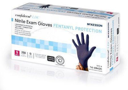 McKesson Nitrile Exam Gloves Fentanyl Protection - 250 Per Box