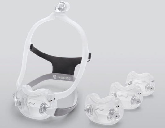 Philips Respironics DreamWear Full Face Mask with Headgear, All Cushion Sizes Included - FitPack